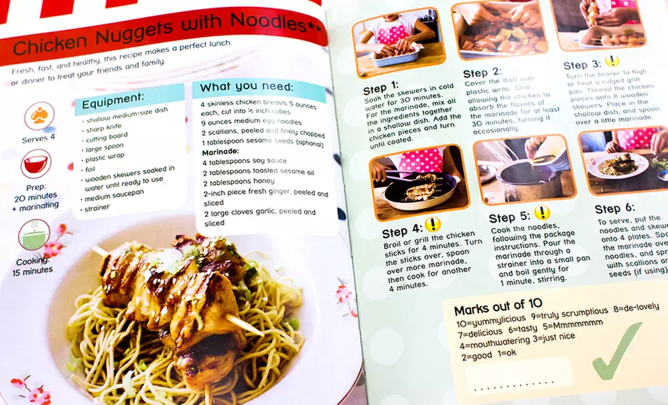 Junior Chef Cookbook and Apron Set - Second Medium