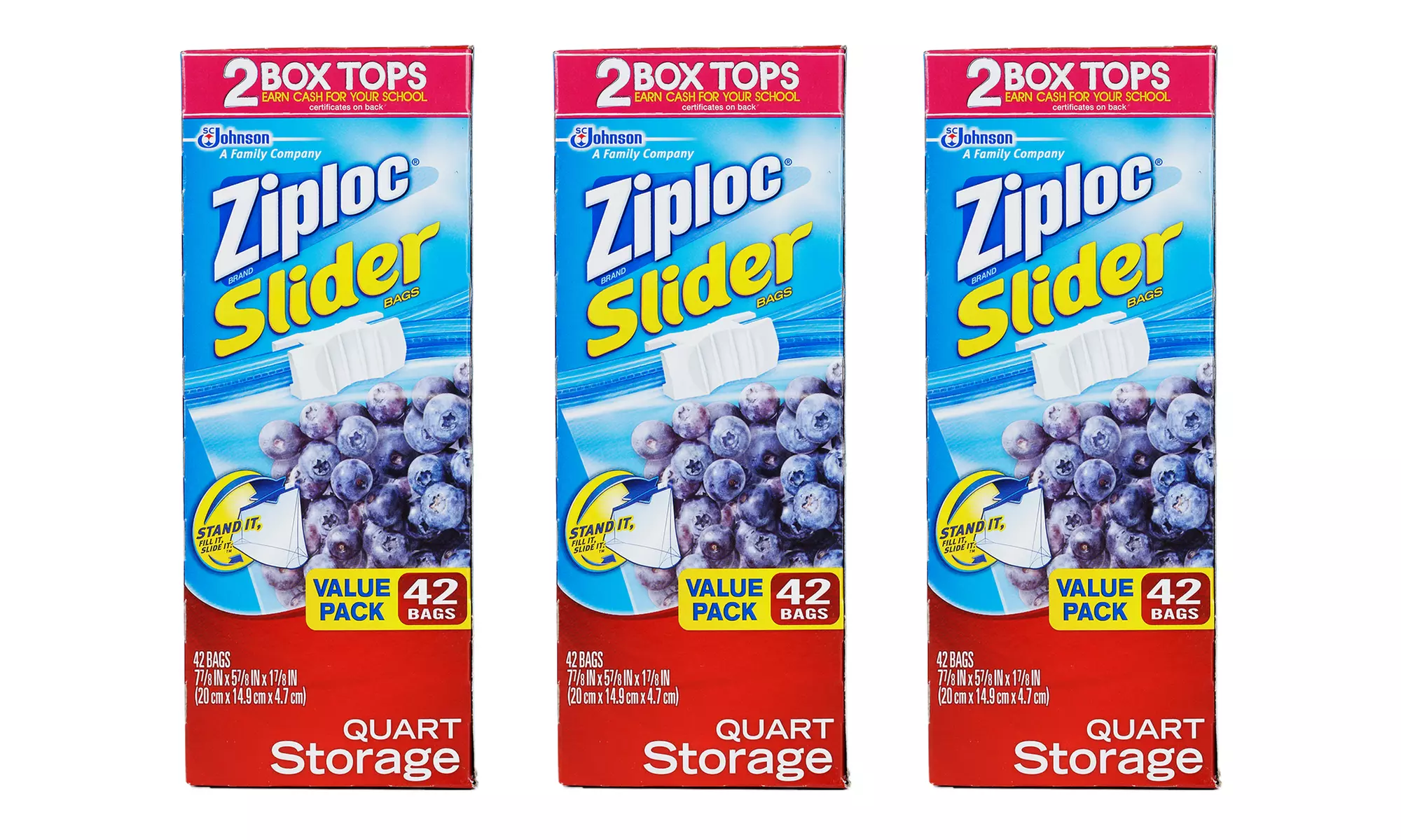 Ziploc Slider Storage Bags (3-Pack) - Second Medium