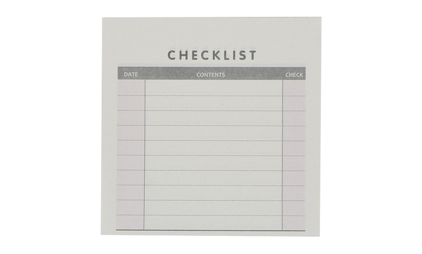 Image 4: Four Weekly Check or Planner List Pads