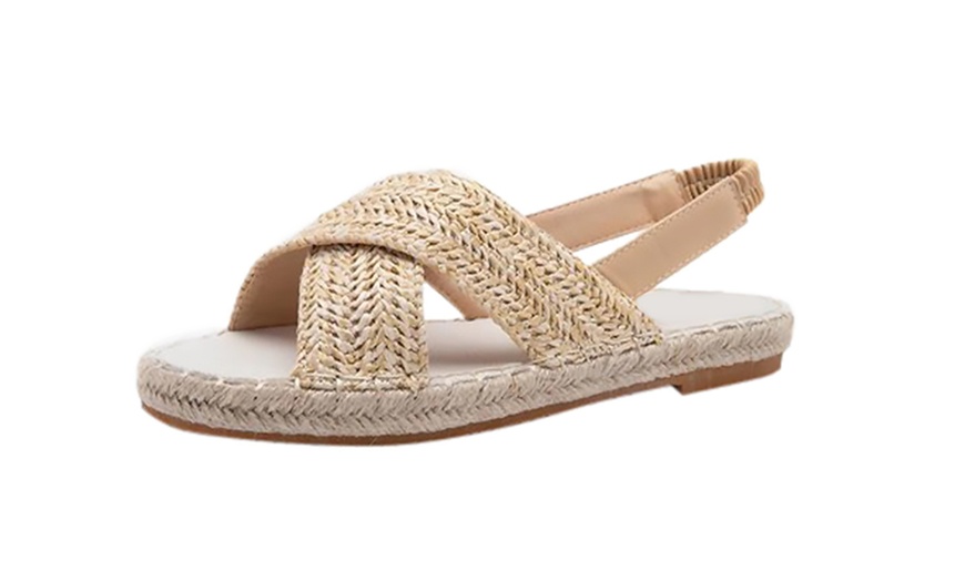 Image 6: Straw Hemp Rope Sandals