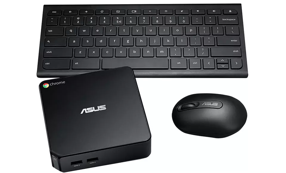 ASUS Chromebox Mini Chrome OS Desktop Computer with 1.7GHz Intel Core i3 Processor, 4GB RAM, and 16GB SSD - Primary Image