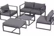 Outsunny Sectional Sofa Set with Thick Padded Cushions - Image 3
