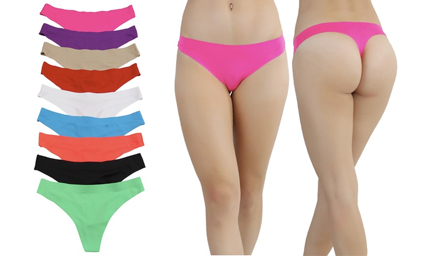 Laser Cut Invisible Panties 6 Pack Groupon 5689