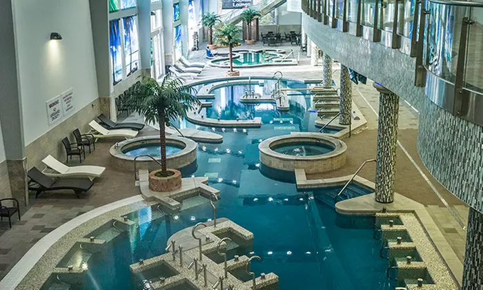 $19 for Full Access, Including Indoor Water-Park Attractions, at King Spa and Sauna (Up to $40 Value) - Primary Image