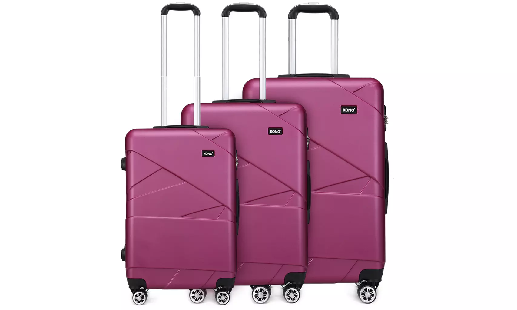 1x oder 3x Einzel- oder dreiteiliges Hartschalenkoffer-Set