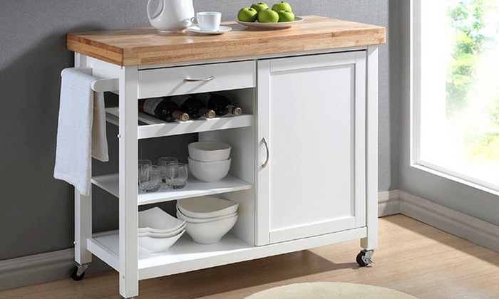 Modern Kitchen Island Carts | Groupon Goods