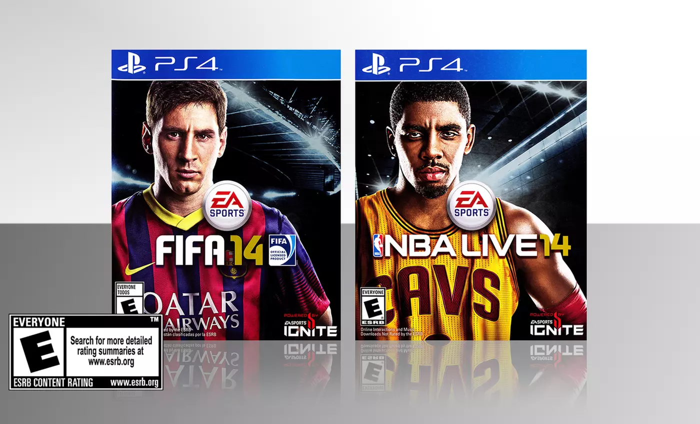 NBA Live 14 and FIFA 14 Bundle for PS4 - Primary Image