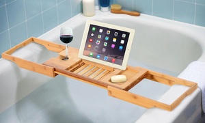 Adjustable Bamboo Bath Caddy