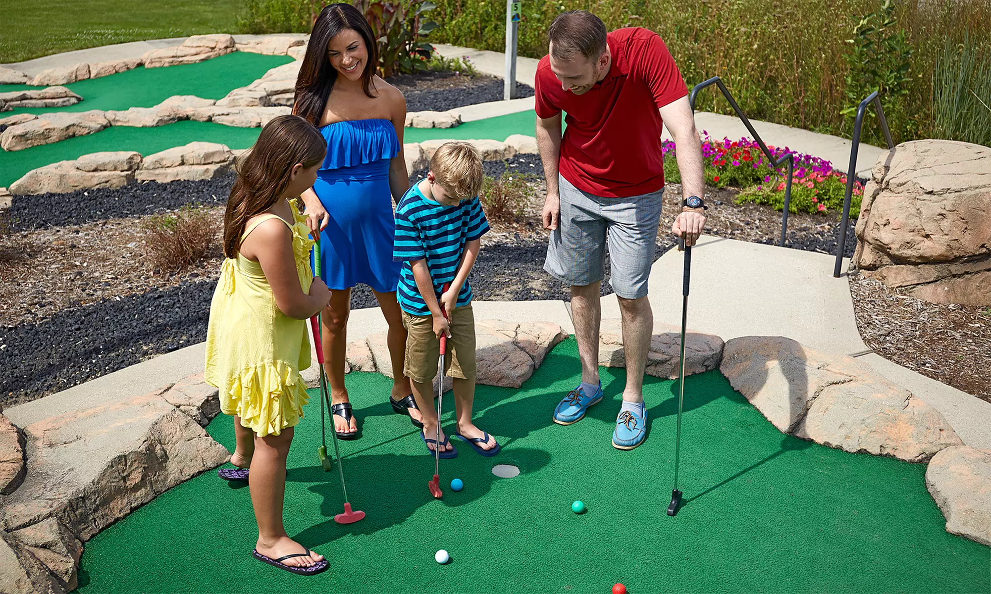 Mini Golf for Two or Four People at Pleasant Valley Miniature Golf (44% Off) - Primary Image