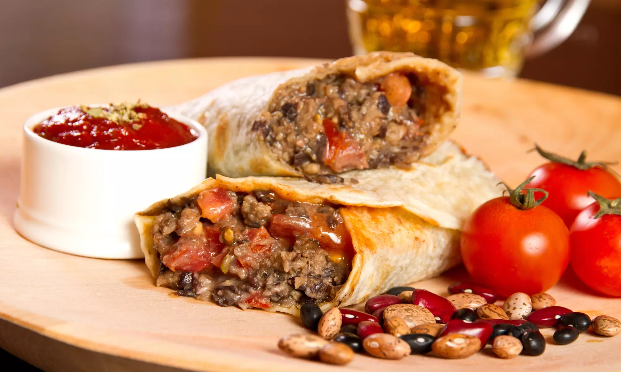 One Chips, Salsa and Beverage with Purchase of Mega Burrito at Chiquitas - Primary Image