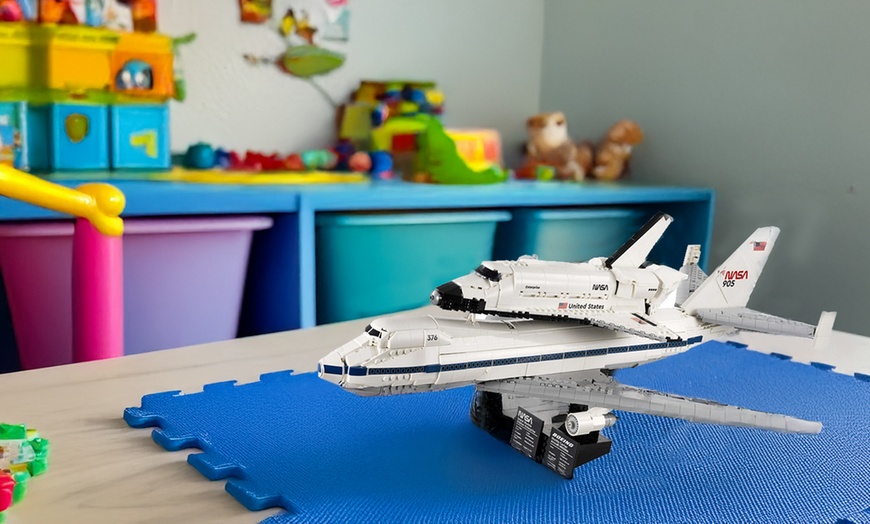 Image 1: LEGO Icons Space Shuttle Transport Jumbo, Detailed Adult Building Set