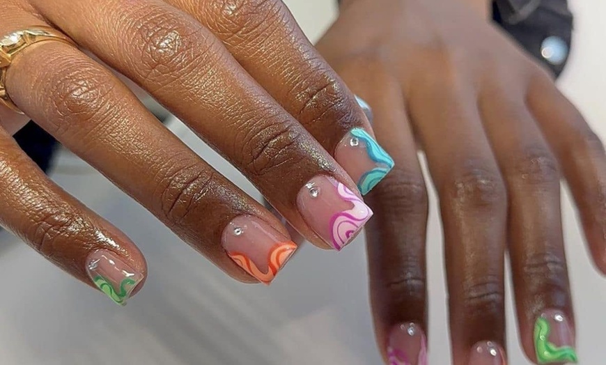 Image 8: Manicures with Color Coat, Gel, French or Acrylic + Gel Polish Options