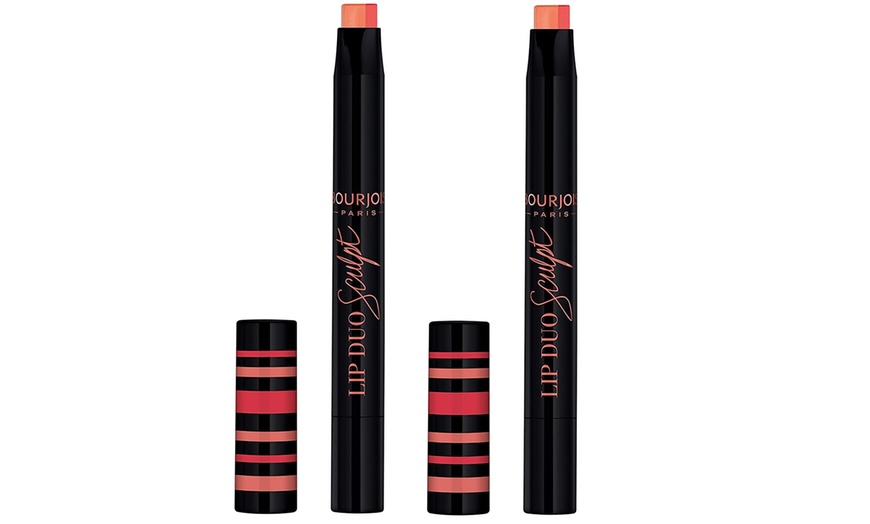 Image 1: Bourjois Lip Duo Sculpt Two-Pack