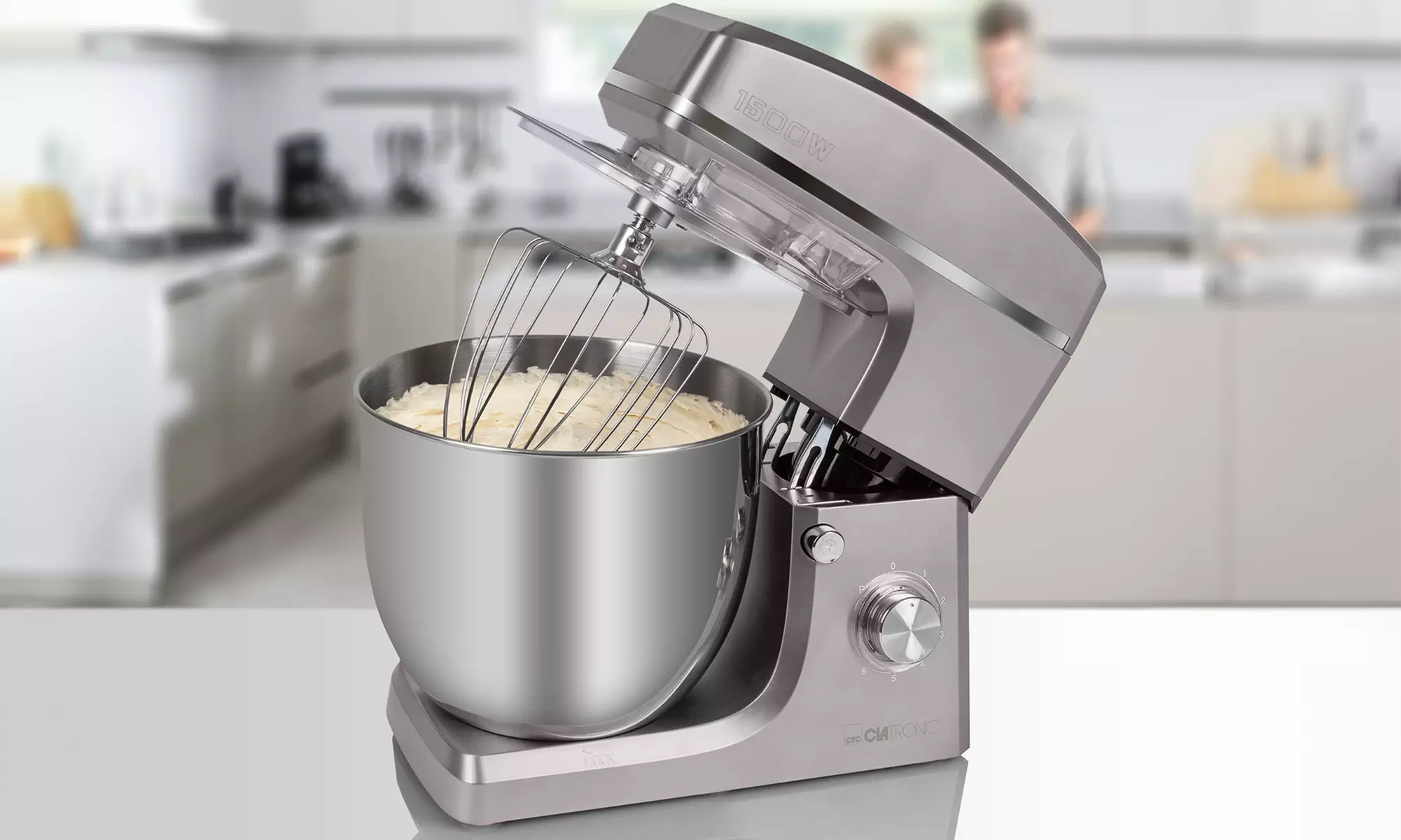 Robot pétrin multifonction 10 L 1500W de Clatronic avec fonction pulse - Primary Image