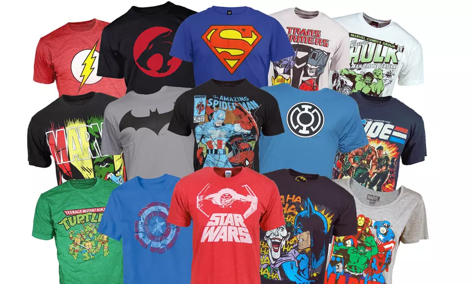 Men's Superhero T-Shirts Mystery Deal (3-Pack) - Primary Image