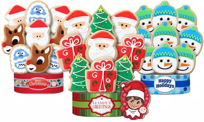 Cookie Gifts, plus Elf on the Shelf Cookie Tin, from Corso’s Cookies (Up to 55% Off). Two Options Available. - Primary Image