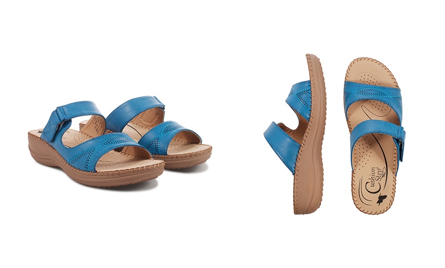 Image 5: Ladies' Comfort Cushioned Sandals