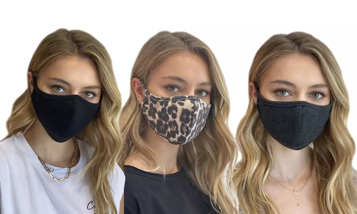 Braveman Non-Medical Reusable Fabric Fashion Masks (3-Pack) - Second Medium