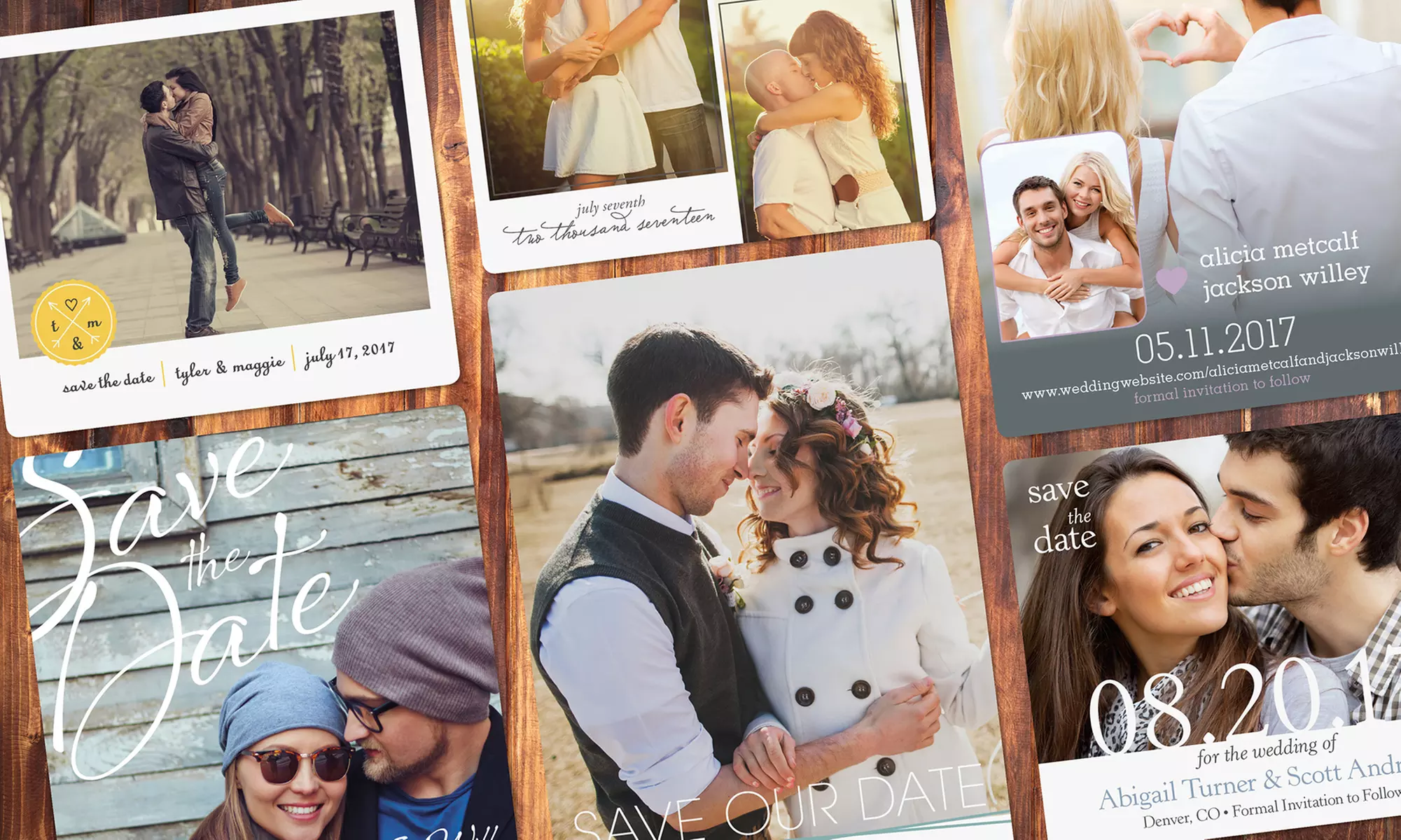 Save-the-Date Magnets from MagnetStreet (Half Off). Three Options Available.  - Primary Image