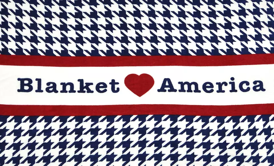 $12.99 for Americana Printed Microplush Throws ($50 List Price). Six Styles Available. Free Returns. - Second Medium