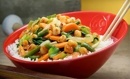 Build-Your-Own Stir-Fry Bowls for Two or Four at Genghis Grill (Half Off) - Primary Image