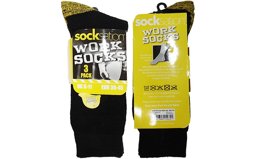 Image 4: Work Socks Multipack