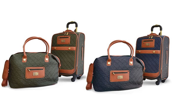 Adrienne Vittadini Luggage Set | Groupon Goods