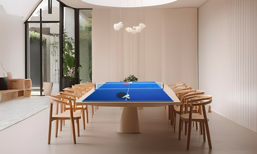 Image 2: Plateau de table de ping-pong avec accessoires de la marque Sokker