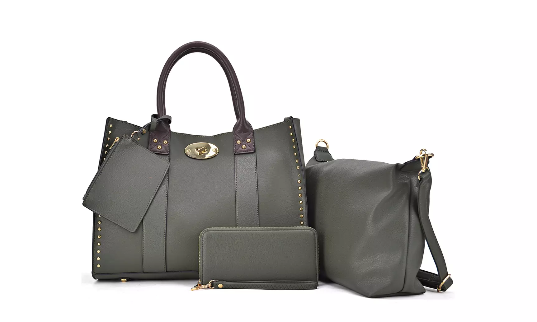 MK Belted Collection Kelly Handbag, Crossbody, Wallet, and Coin Purse Set (4-Piece) - Primary Image