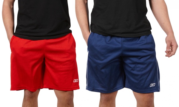 reebok men's performance mesh shorts