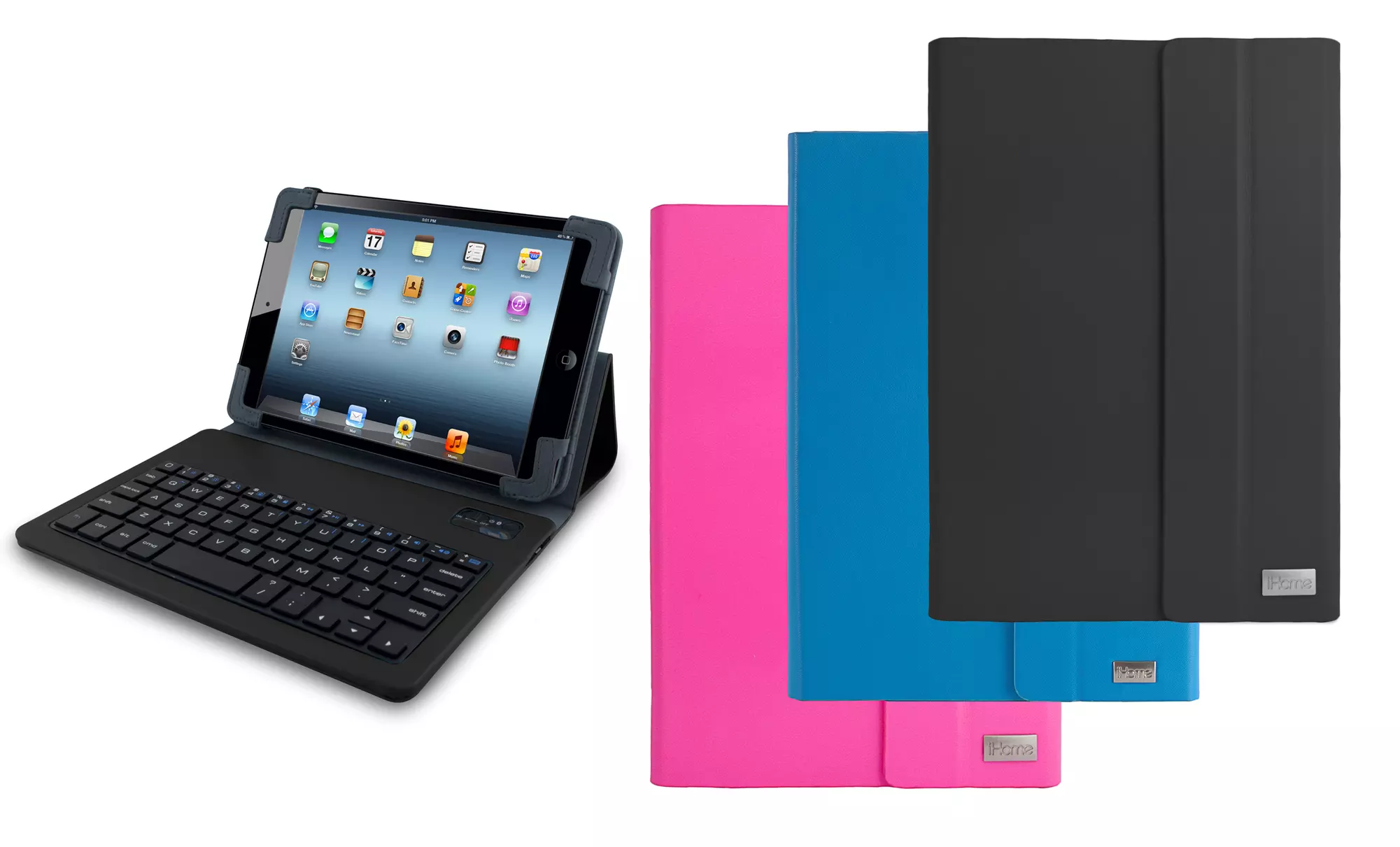 iHome Slim Bluetooth Keyboard Case for iPad 2/3/4/Air or Mini - Primary Image