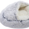 Image 3: Semi-Enclosed Soft Pet Bed