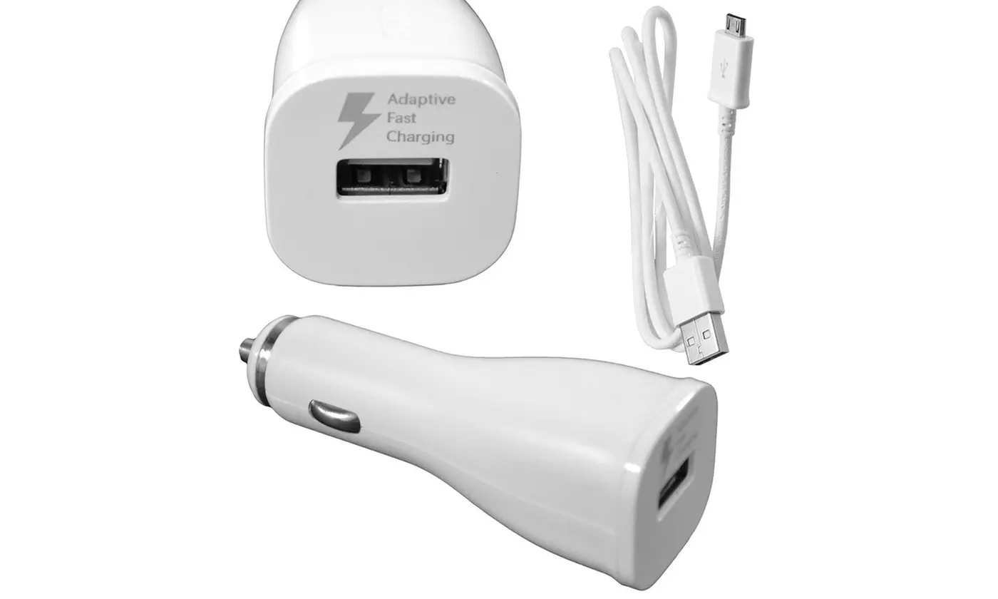 Samsung Fast Charging Car Charger with Detachable MicroUSB Cable - Second Medium
