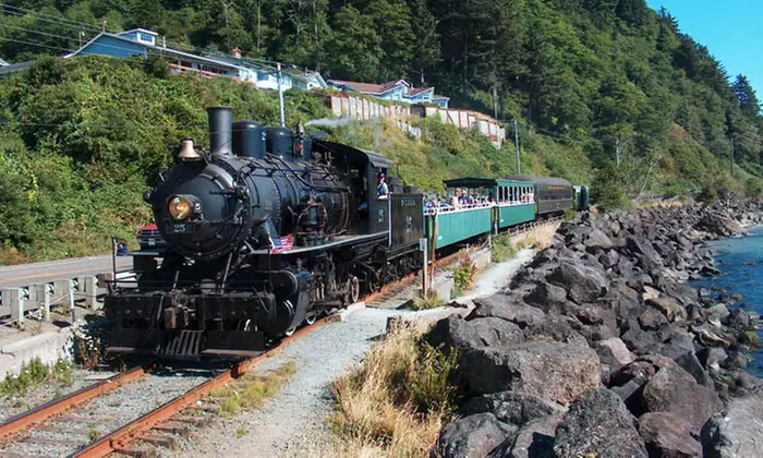 Coastal Steam-Train Excursion from Oregon Coast Scenic Railroad (Up to Half Off). 21 Options Available.  - Primary Image