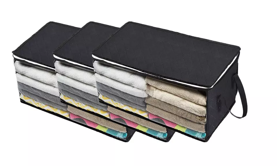 Up to Four Clothes and Linen Storage Organiser Bags