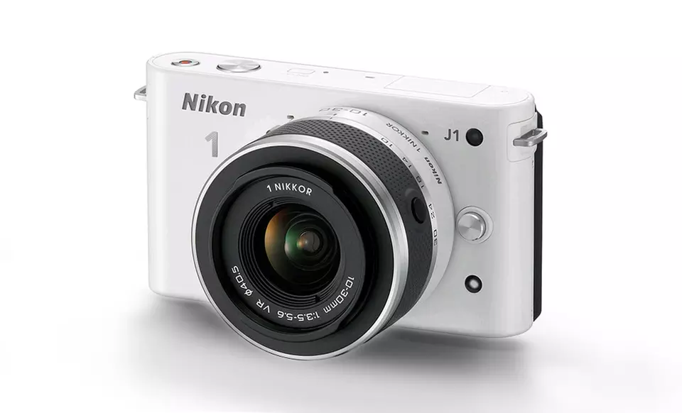 Nikon 1 J1 Digital SLR Camera with 10–30mm VR Lens (Manufacturer Refurbished)  - Primary Image