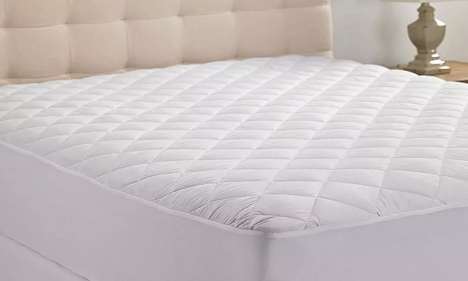 Simple Comforts Microfiber Quilted Hypoallergenic Mattress Pad - Primary Image