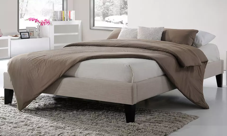 Baxton Studio Lancashire Bed Frame - Second Medium