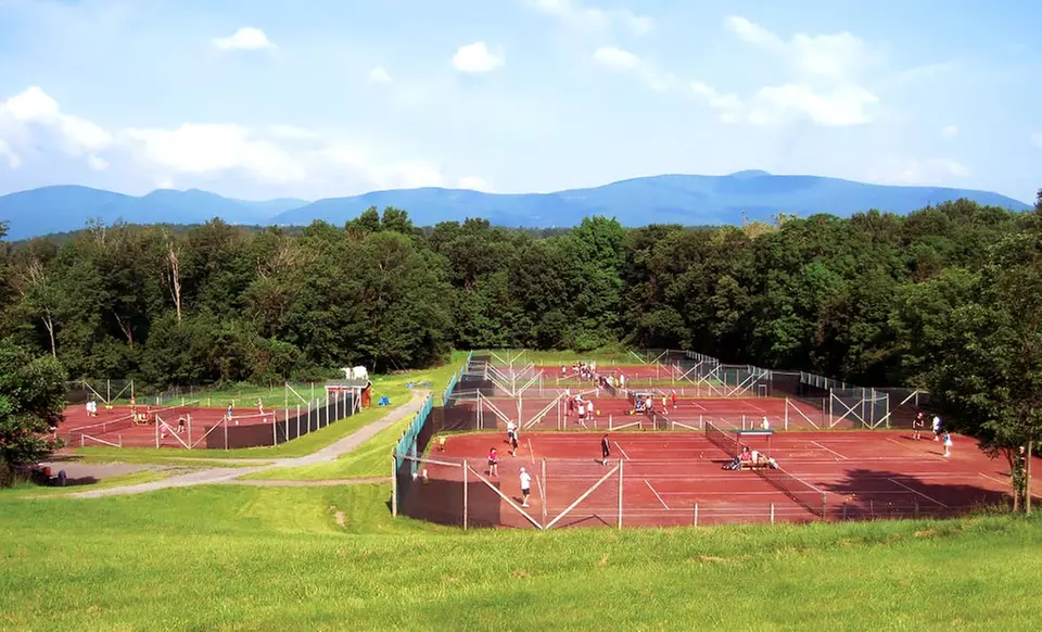 2- or 3-Night Stay with Three Daily Meals and Tennis Lessons at Total Tennis in Saugerties, NY - Primary Image