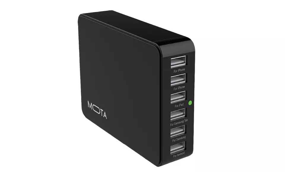 MOTA 6-Port High-Speed USB Desktop and Wall Charger
 - Second Medium