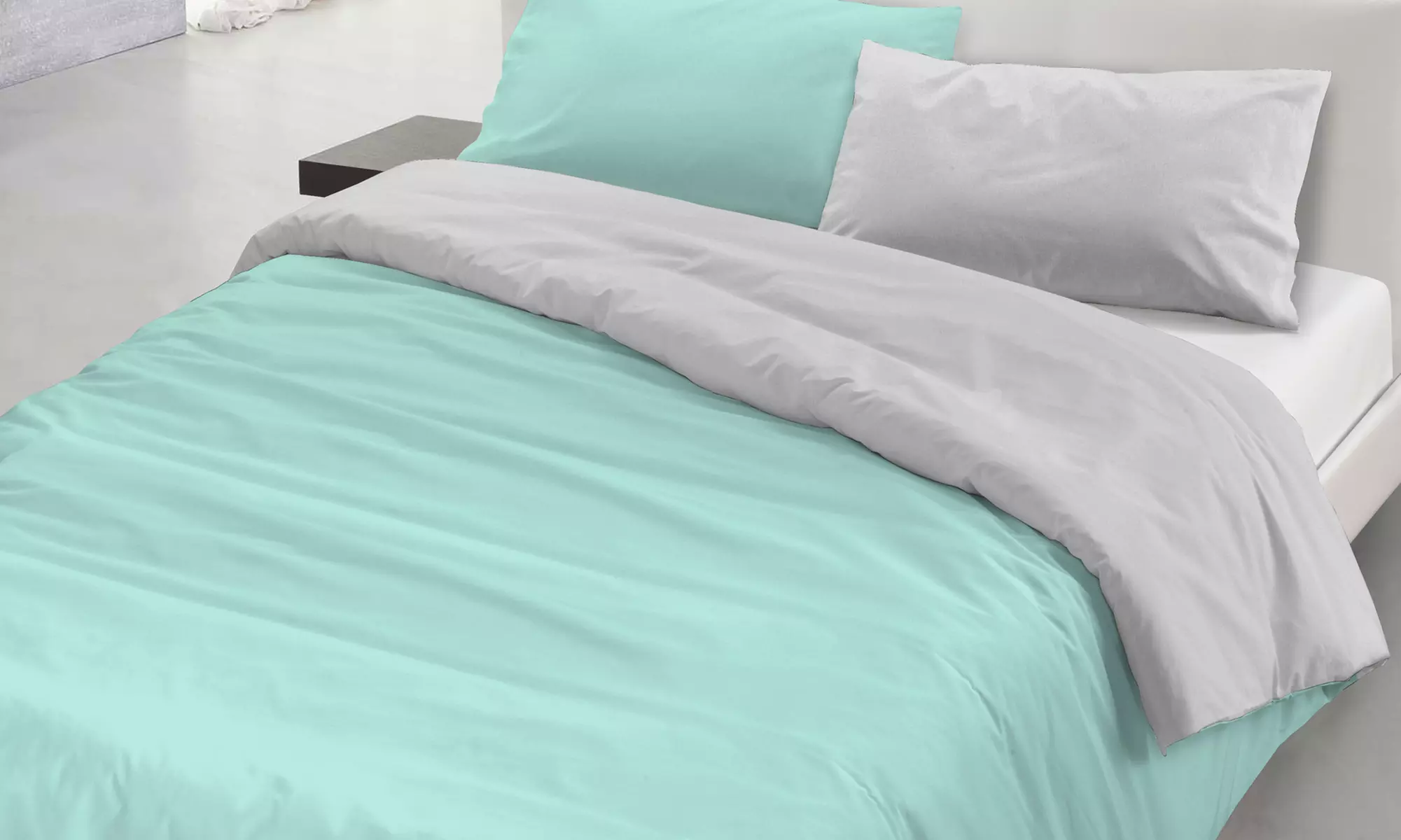 Ensemble housse de couette "Couleur naturelle"