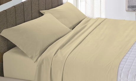 Completo letto matrimoniale Max Color in 100% cotone disponibile in vari colori