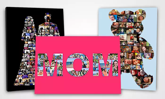 Custom Digital Photo-Collage Prints from Collage.com (Up to 64% Off). Three Options Available. - Primary Image