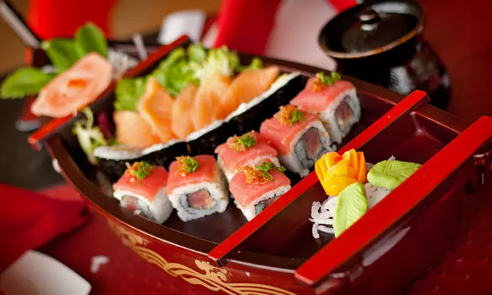 $55 for a Sushi Boat and Beer at Jebon Sushi and Noodle House ($116 Value). Groupon Reservation Required. - Primary Image