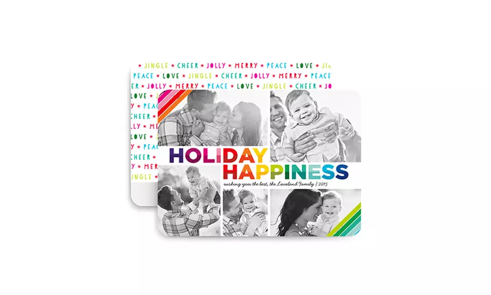 $45.99 for 40 5x7 square trim, signature cardstock flat cards from Shutterfly (50% off)  - Second Medium