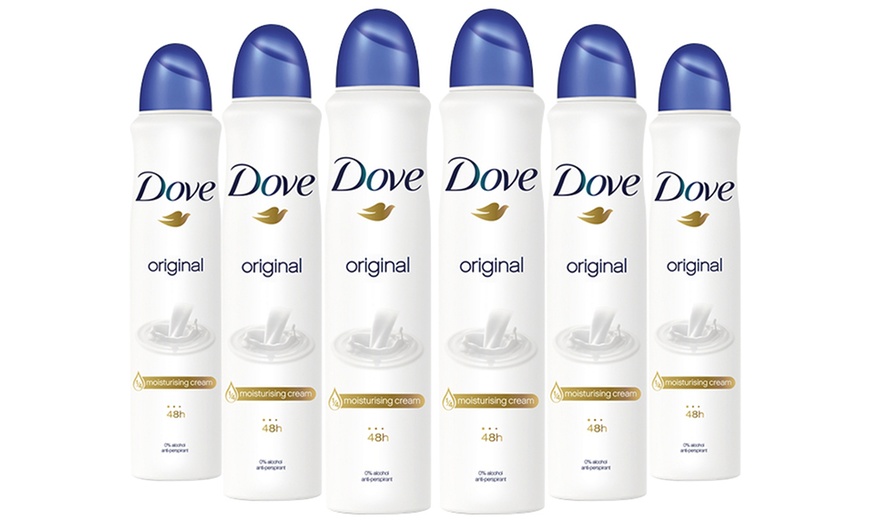 Image 23: Six-Pack of Dove Antiperspirant Deodorant Spray