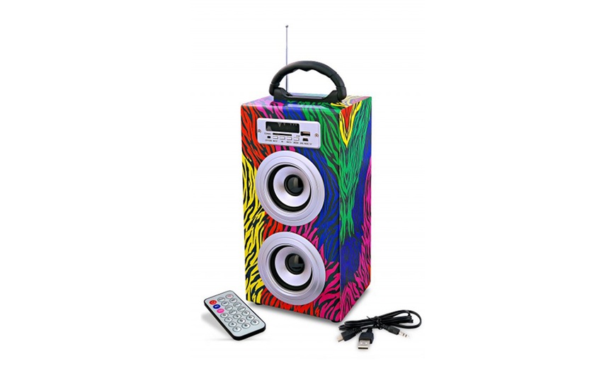 Image 7: Double Boom Box Speakers