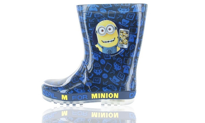 Image 3: Boys' Character Light-Up Wellies