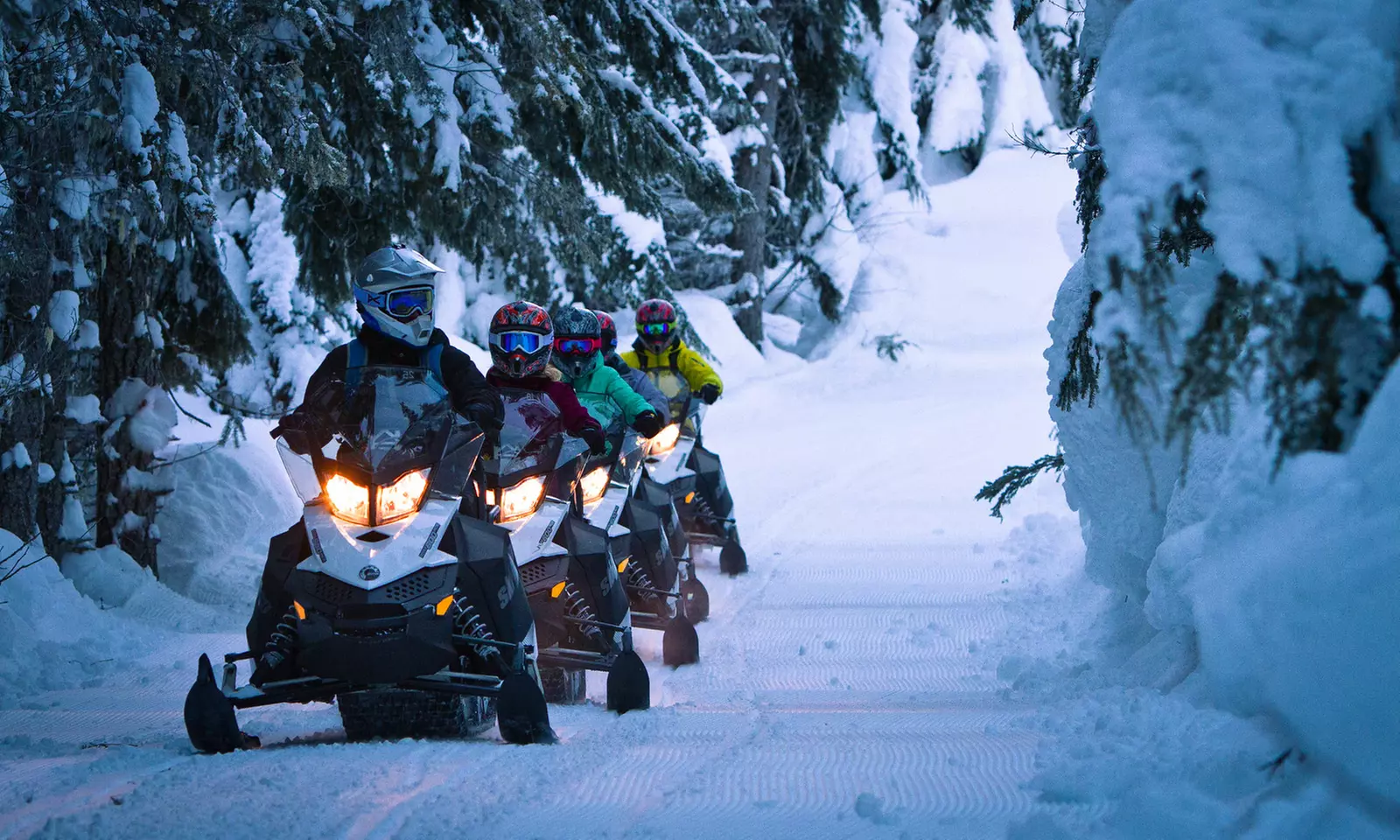 Cruiser or BC Snowmobile Tour for Two from The Adventure Group (Up to 19% Off)  - Primary Image