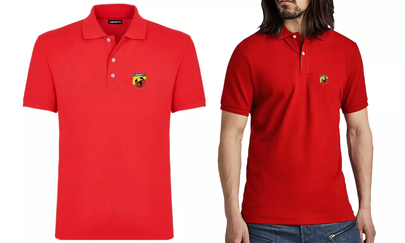 Polo Abarth da uomo in cotone